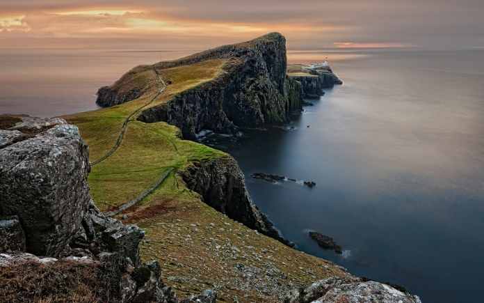 beautiful cliffs in Scotland